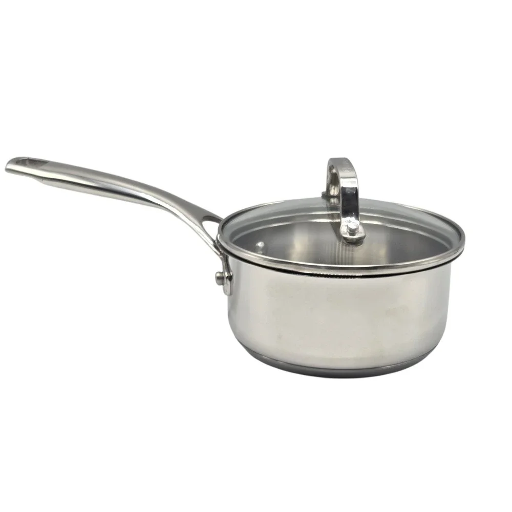 Cuisinart Classic Stainless Cookware 1.0Qt ‎ Saucepan With Lid Induction Ready